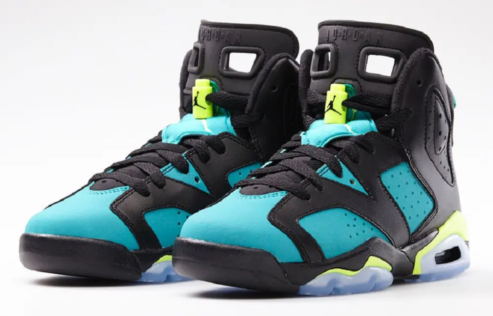 Alternative view of Giày Nike Air Jordan 6 Retro Turbo Green 543390-043