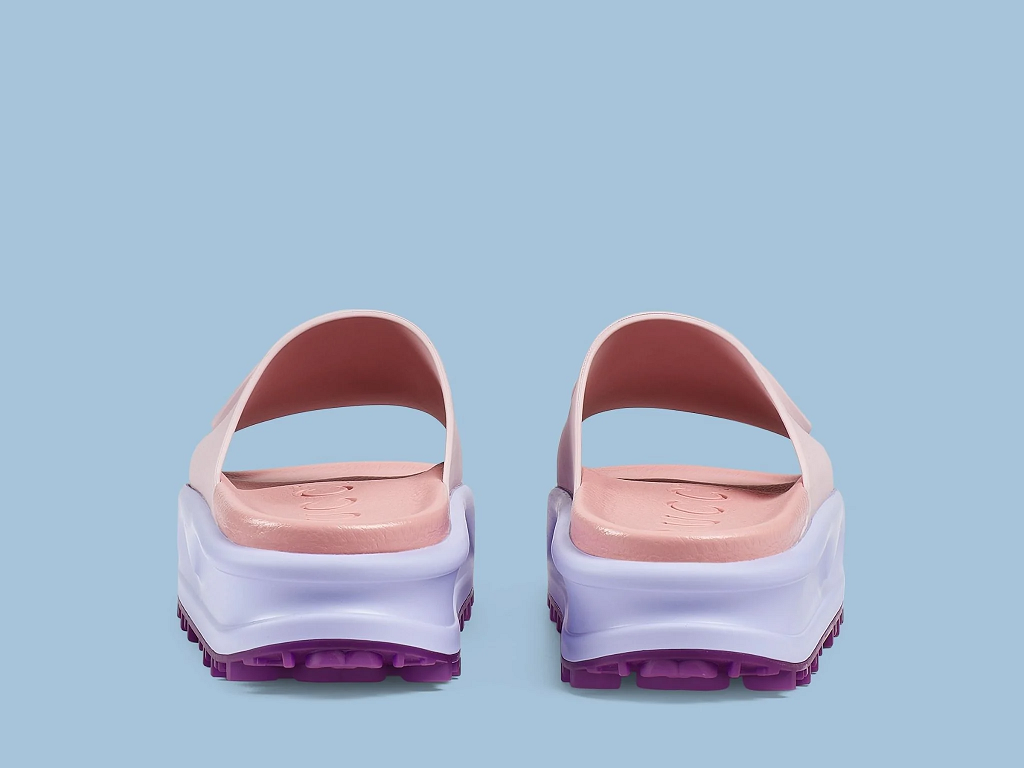 Dép Nữ Gucci Lide Sandal With Interlocking G 'Pink' 692845-JF000-5823 - Ảnh 2