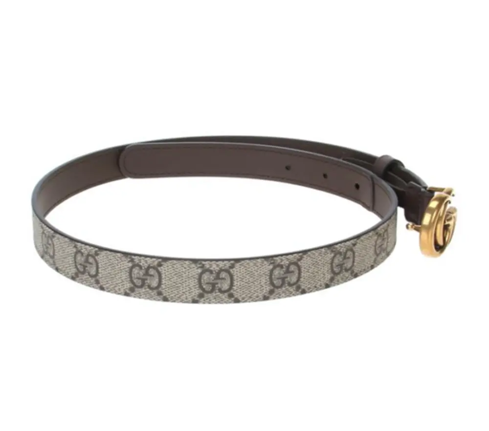 Alternative view of Thắt Lưng Gucci 21FW GG Mamon Thin Belt 409417-92TLC-8358