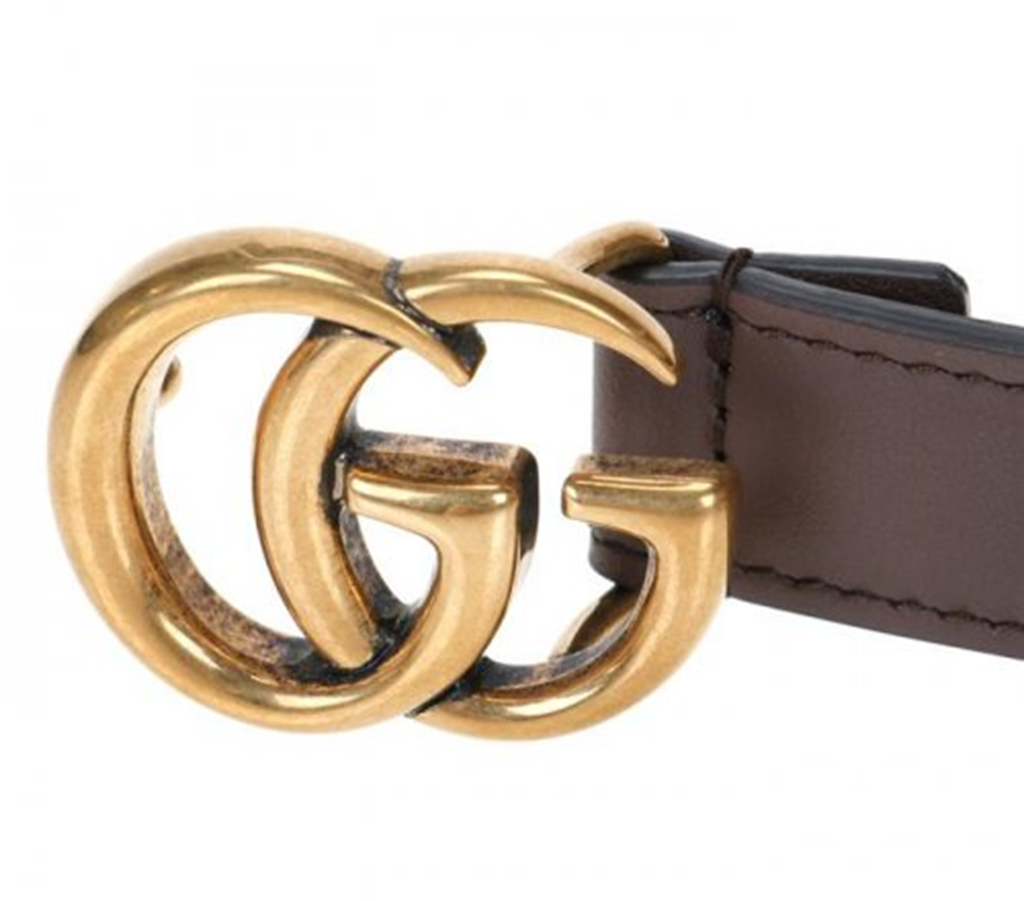 Thắt Lưng Gucci 21FW GG Mamon Thin Belt 409417-92TLC-8358 - Ảnh 3