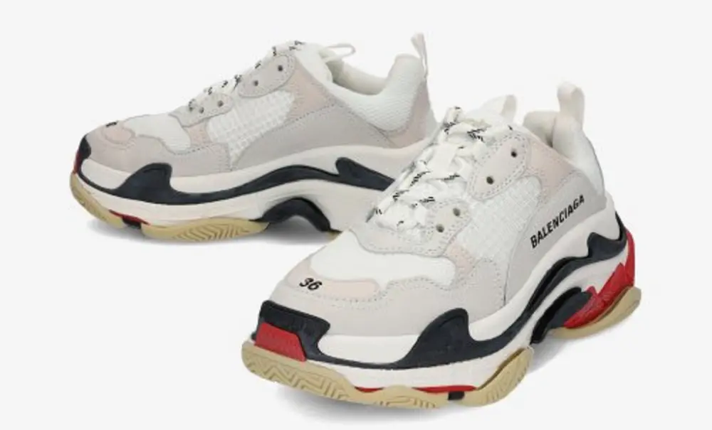 Giày Balenciaga Triple S 'White Black Red' 2019 524037W09E19000 - Ảnh 7