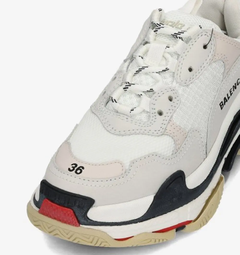 Giày Balenciaga Triple S 'White Black Red' 2019 524037W09E19000 - Ảnh 4