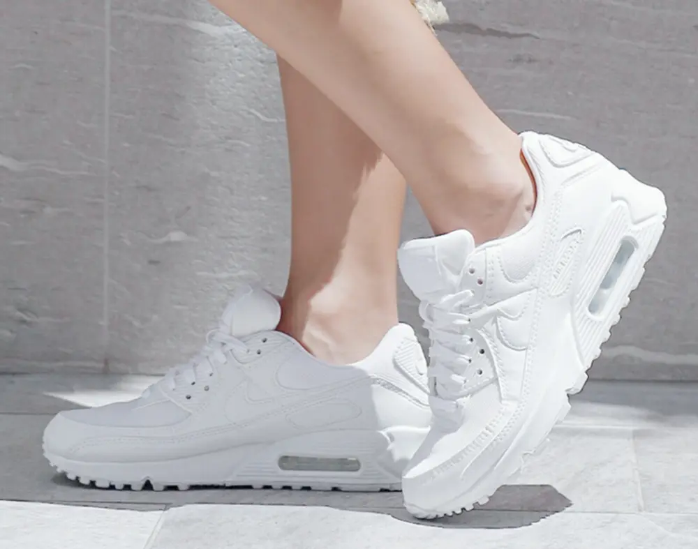 Giày Nike Air Max 90 ‘Triple White’ DH8010-100 - Ảnh 4