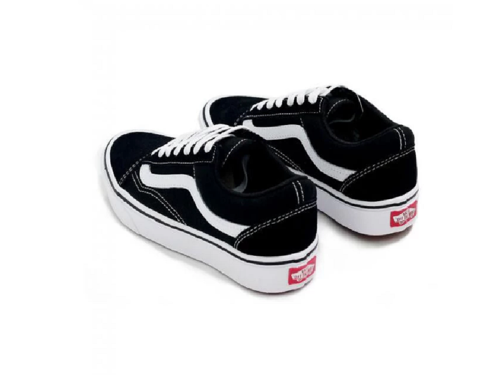 Giày Vans Ua Comfycush Old Skool Classic Black VN0A3WMAVNE - Ảnh 3