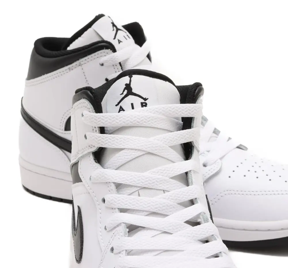 Giày Nike Air Jordan 1 Mid 'White Black' DQ8426-132 - Ảnh 5