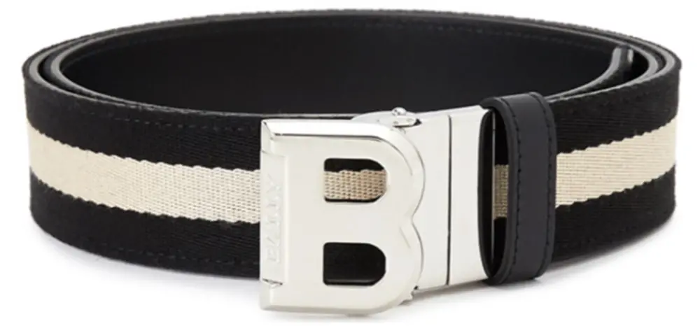 Thắt Lưng Bally Double Sided Casual ‘Black’ BISING-35-TSP-O-673