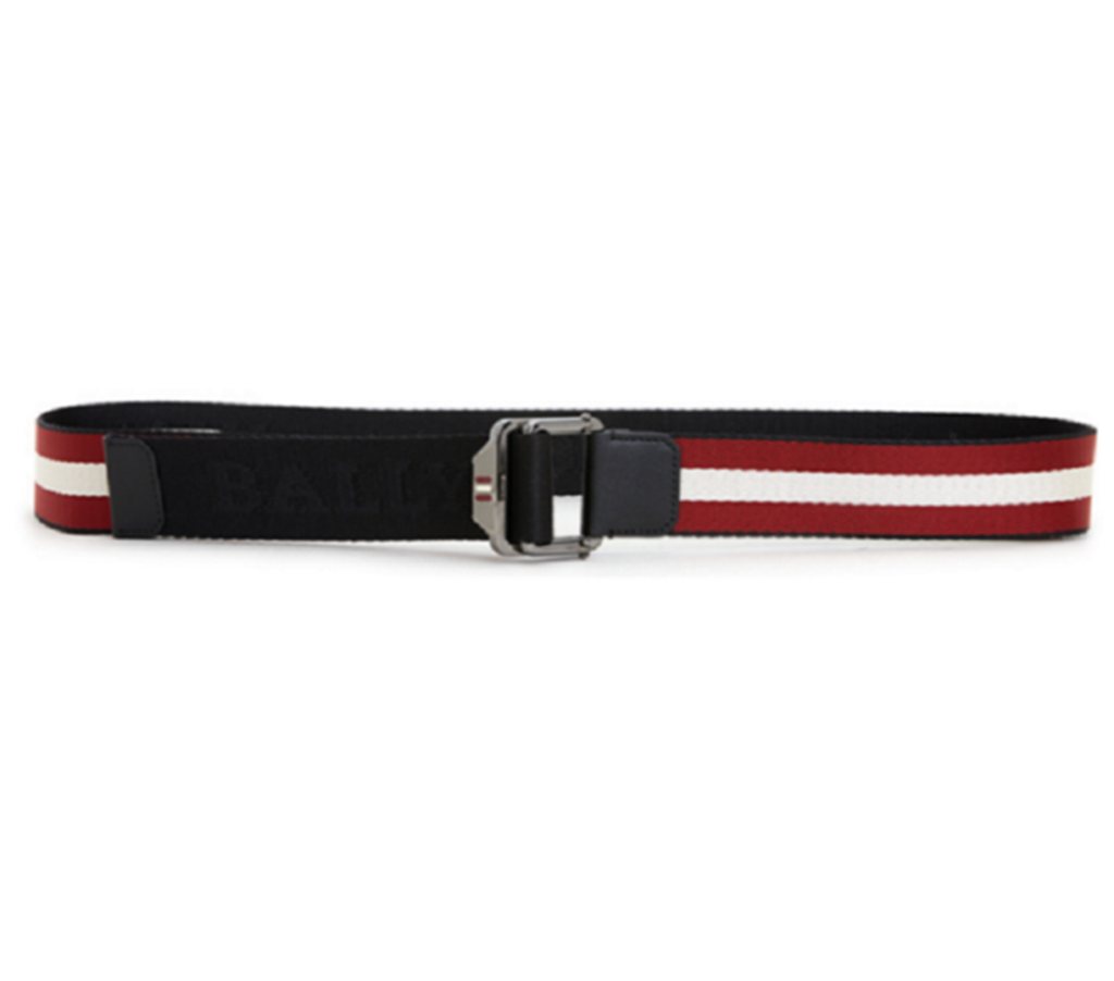 Thắt Lưng Bally Casual Belt ‘Red White’ CONNOR-35M-536 - Ảnh 3