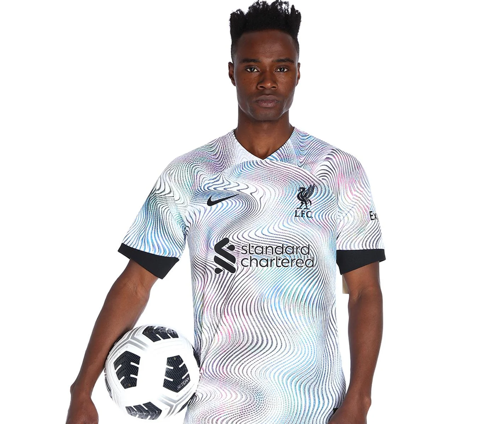 Áo Nike Liverpool FC 2022/23 Match Away Jersey 'White' DN2708-101 - Ảnh 4