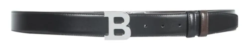 Thắt Lưng Bally FW21 Belt With Buckle B BBUCKLE35MT20BLACKBONE 12538294