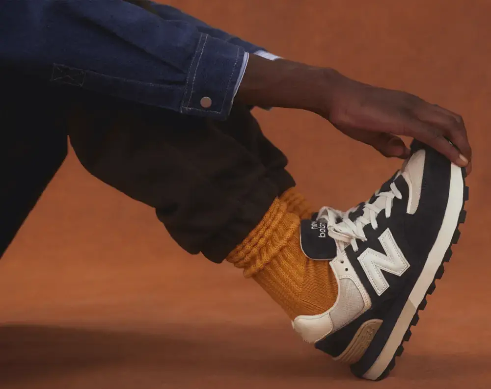 Alternative view of Giày New Balance 574 Legacy Natural Indigo Angora U574LGRN