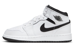 Alternative view of Giày Nike Jordan 1 Mid "Reverse Panda" Black White DQ8423-132