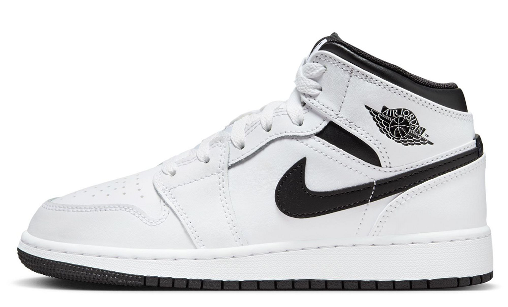 Giày Nike Jordan 1 Mid "Reverse Panda" Black White DQ8423-132 - Ảnh 2