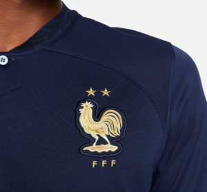 Alternative view of Áo Nike FFF 2022/23 Stadium Home Jersey 'Midnight Navy' DN0690-410