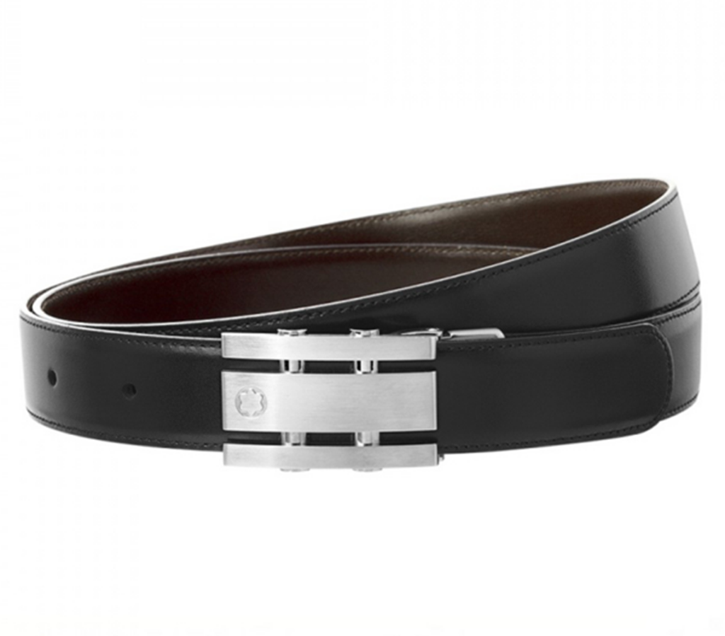 Thắt lưng Montblanc Contemporary Reversible Leather 105084 - Ảnh 3