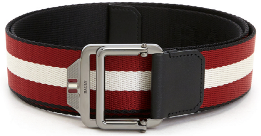Thắt Lưng Bally Casual Belt ‘Red White’ CONNOR-35M-536
