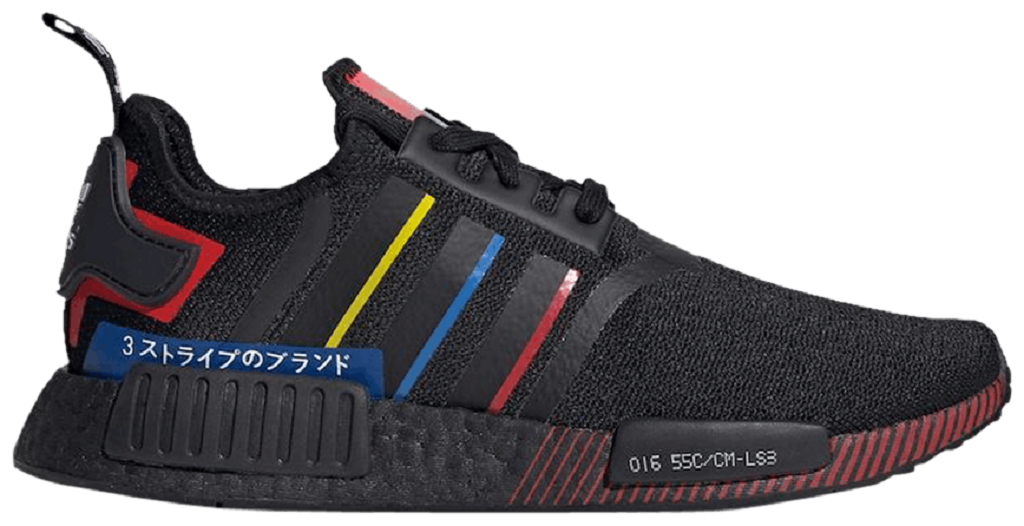 Giày Adidas NMD R1 ‘Olympic Pack Black’ FY1434