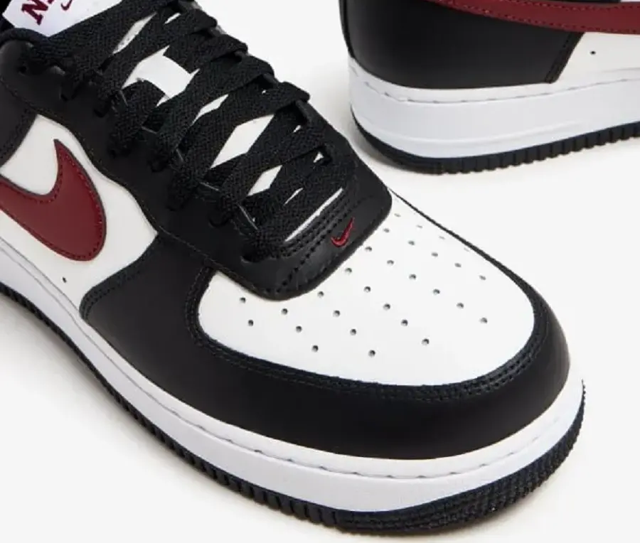 Giày Nike Air Force 1 '07 'Black Dark Team Red' FZ4615-001 - Ảnh 3