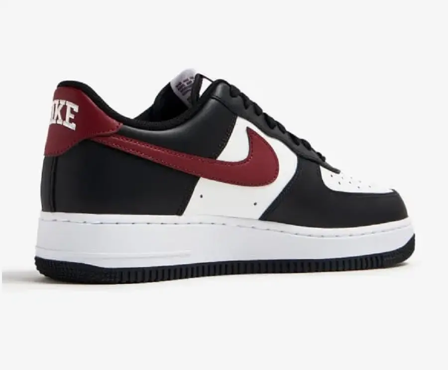 Giày Nike Air Force 1 '07 'Black Dark Team Red' FZ4615-001 - Ảnh 4