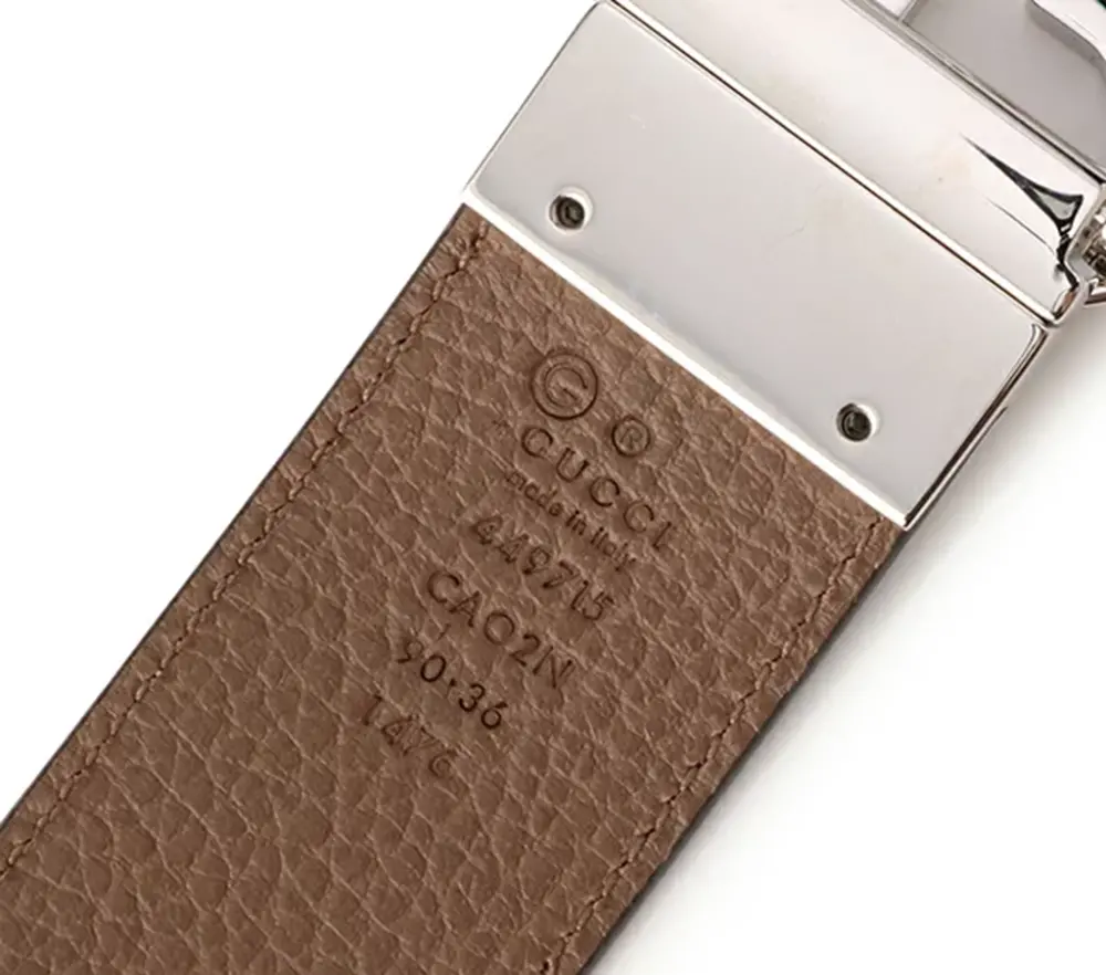 Thắt Lưng Gucci GG Reversible Men’s Belt 449715-CAO2N-1093 - Ảnh 3