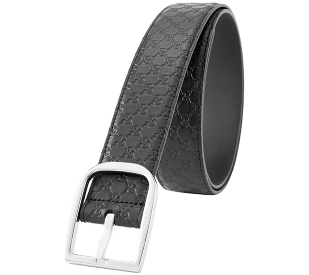 Alternative view of Thắt Lưng Gucci Microsima GG Men’s Belt Black 449716-BMJ0N-1000
