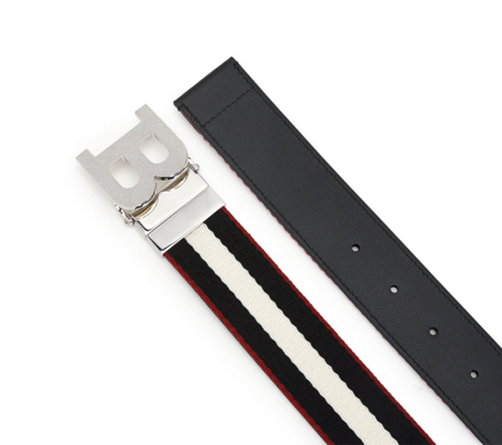 Thắt Lưng Bally Double Sided Casual ‘Black’ B-BUCKLE-35-MT-20 - Ảnh 2