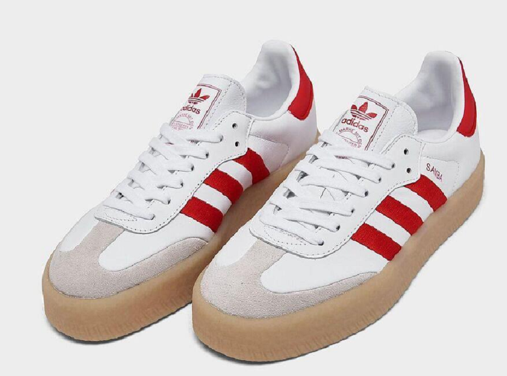 Giày Adidas Sambae 'White Better Scarlet Gum' ID0438 - Ảnh 4
