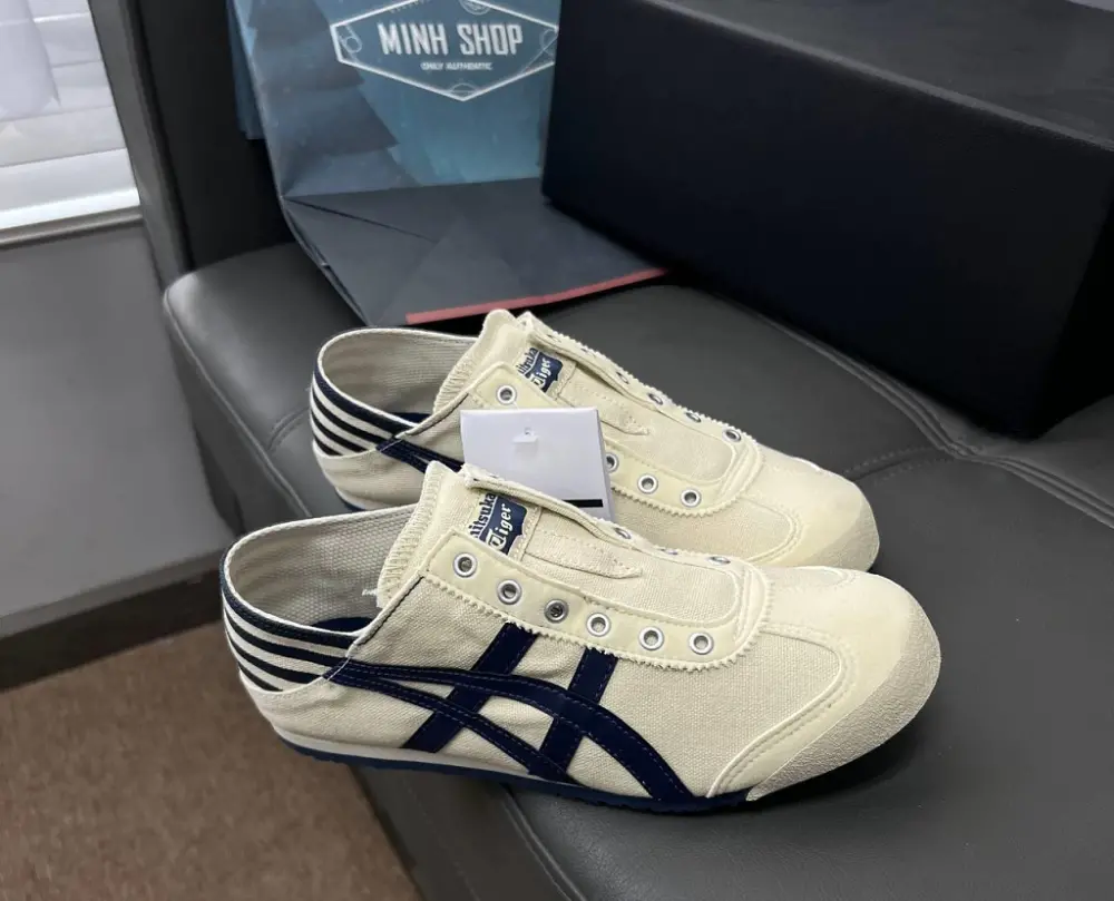 Giày Onitsuka Tiger Mexico 66 Paraty 'Natural Navy' TH342N-0250 - Ảnh 6