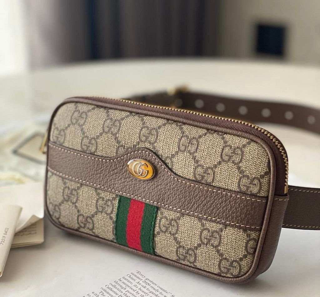Túi Gucci Beige Leather Belt 51930896IWS8745 - Ảnh 6