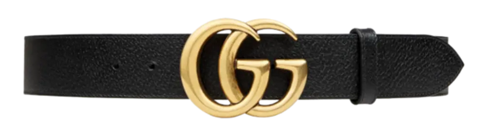 Thắt Lưng Gucci 21FW GG Gold Buckle Belt 406831-DJ20T-1000