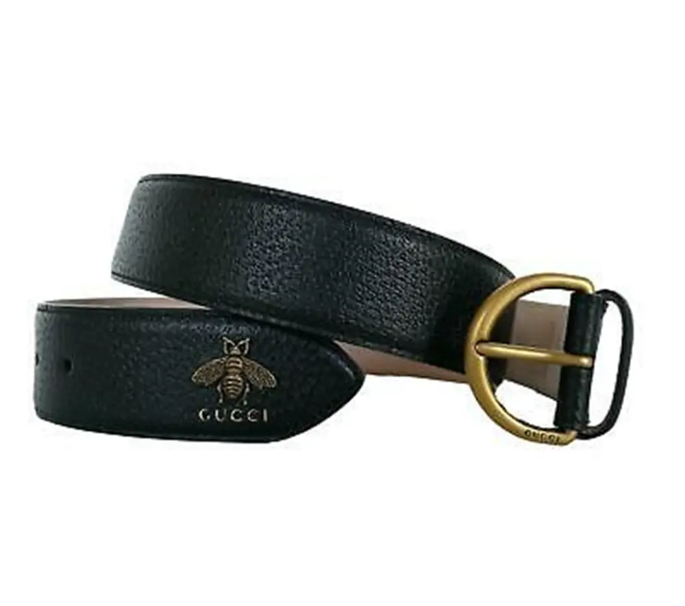 Alternative view of Thắt Lưng GUCCI Antique Bee Stud Belt 523307-DJ20T-1000