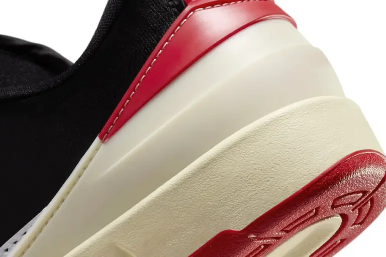 Alternative view of Giày Nike Air Jordan 2 Retro Low ‘Black Satin’ FD4849-106