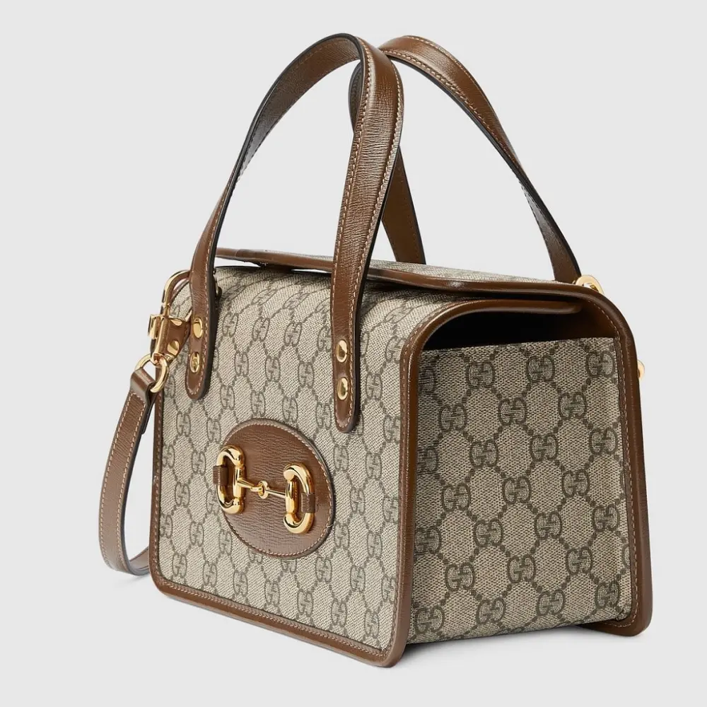 Túi Gucci Horsebit 1955 Mini Top 'Beige' 645453-92TCG-8563 - Ảnh 3