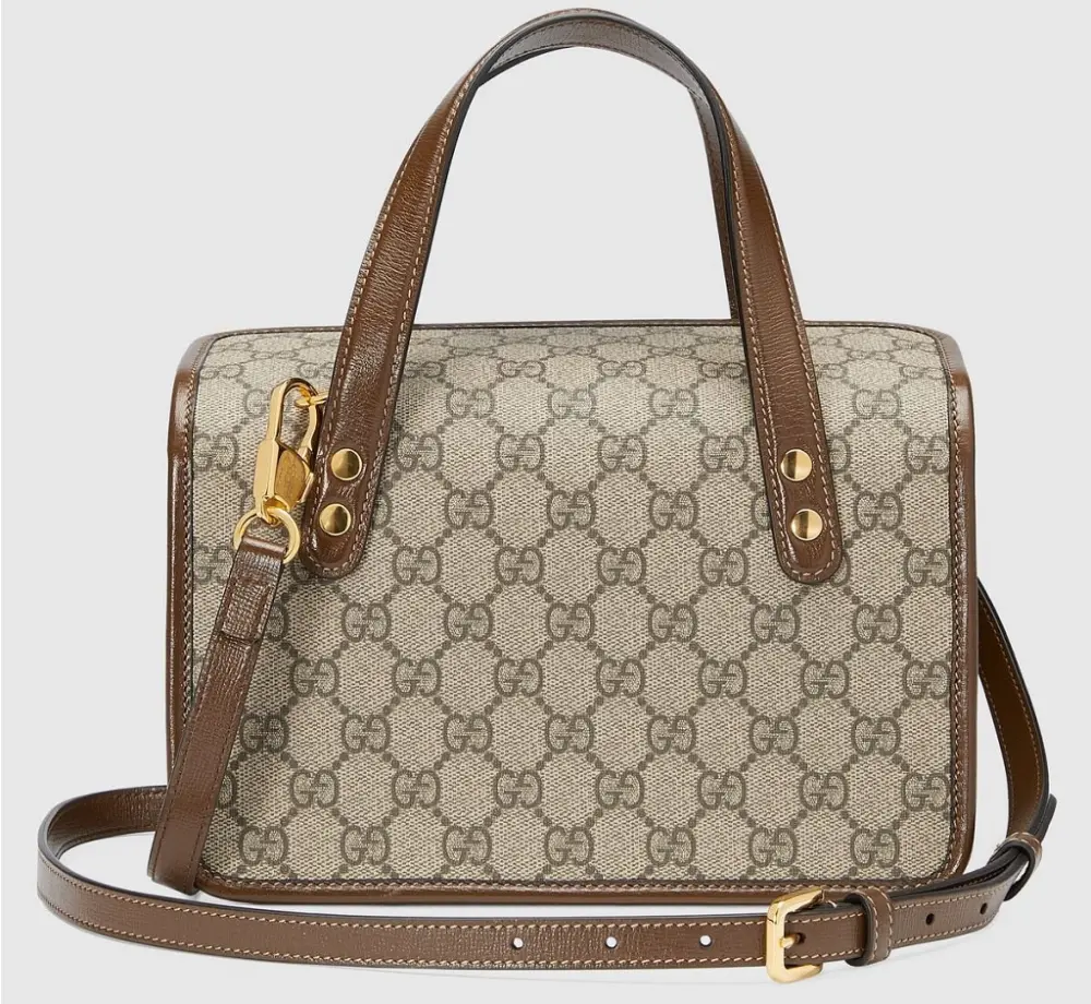 Túi Gucci Horsebit 1955 Mini Top 'Beige' 645453-92TCG-8563 - Ảnh 6