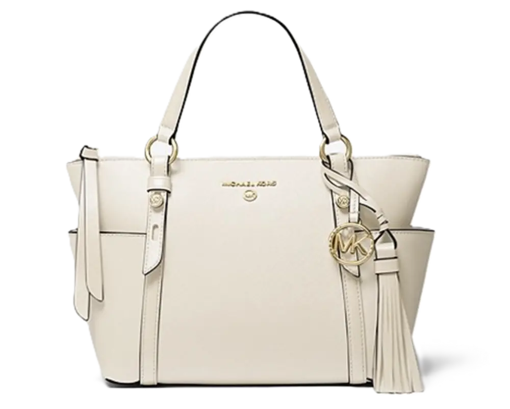 Túi Michael Kros Sullivan Saffiano Leather Top-Zip Tote Bag 35S3G6HS2L-LTCREAM