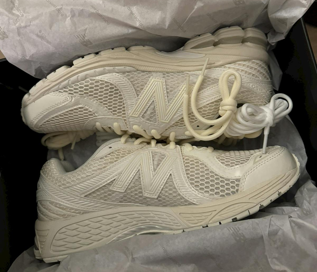 Giày New Balance 860v2 'Aime Leon Dore White' ML860AH2 - Ảnh 5