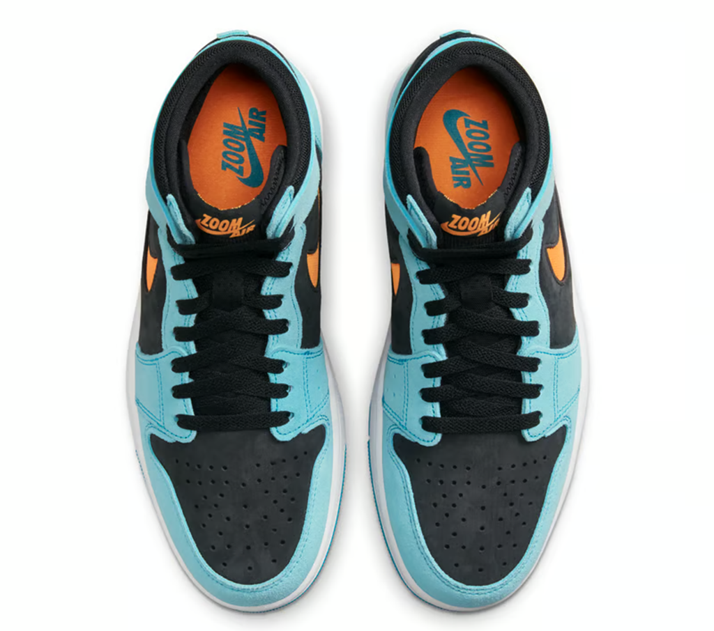 Giày Nike Air Jordan 1 High Zoom Comfort 2 'Bleached Aqua Citrus' DV1307 408 - Ảnh 3