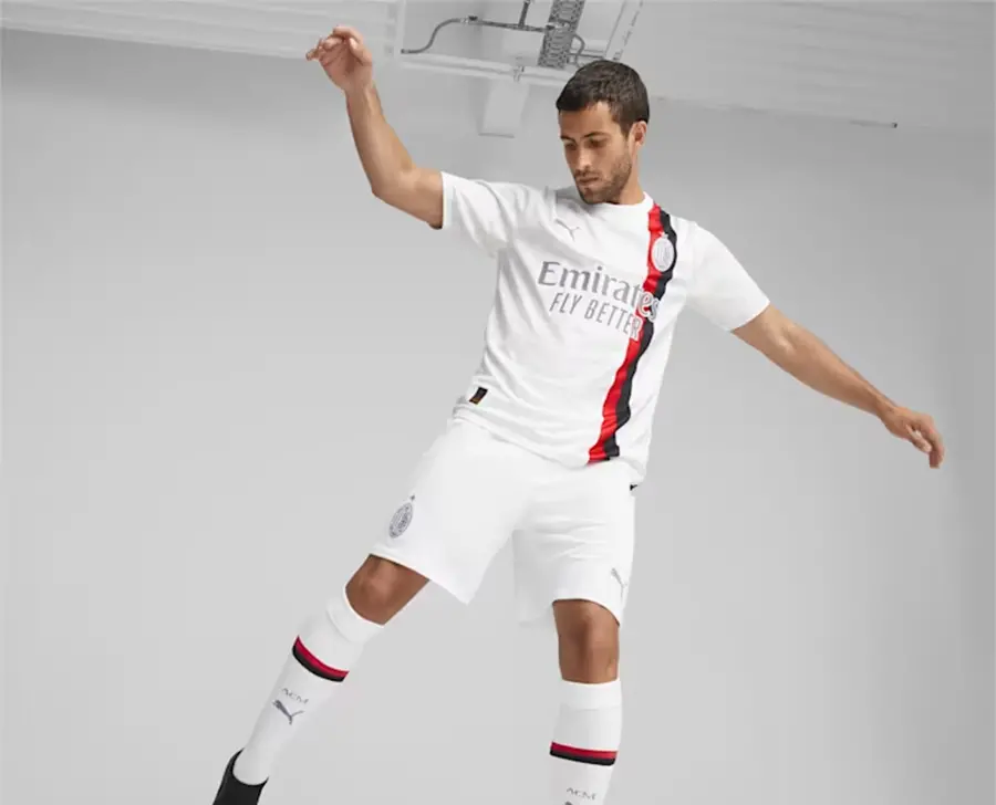 Alternative view of Áo Puma AC Milan 23/24 Away Jersey 'Feather Gray' 770391-02