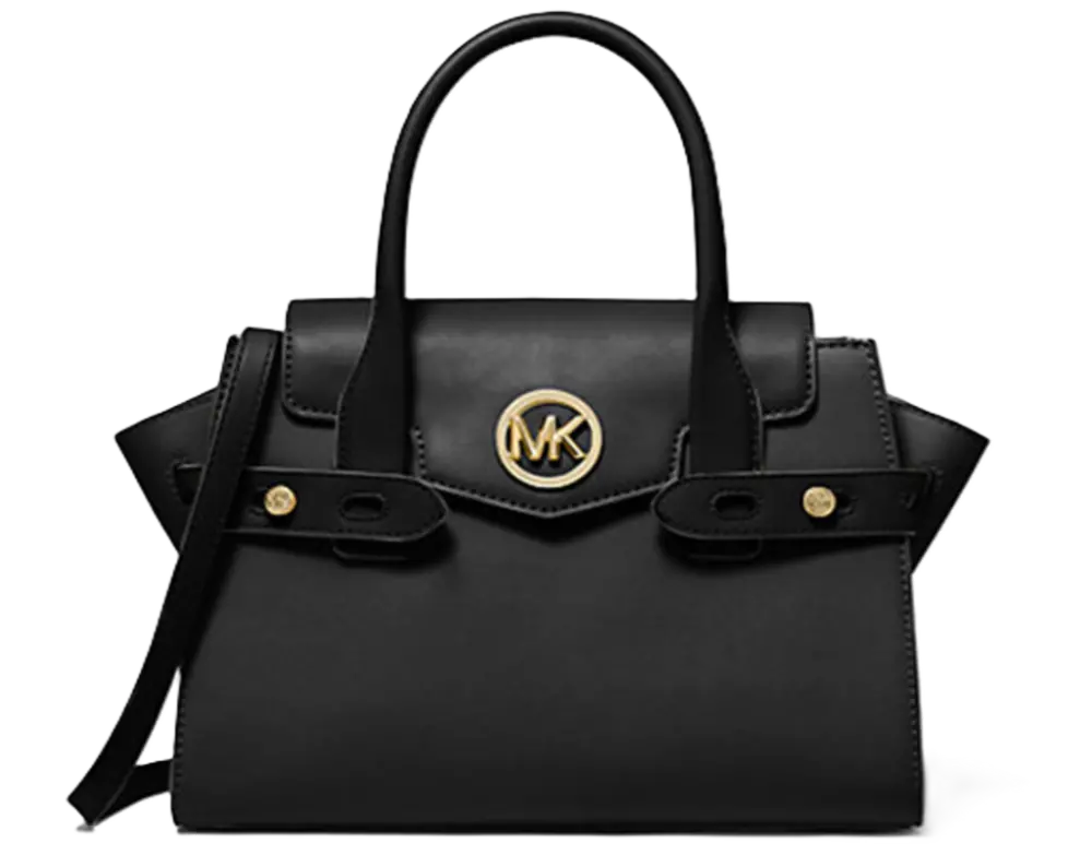 Túi Michael Kors MK Carmen MD Flap Satchel 'Black' 35S2GNMS8L-001