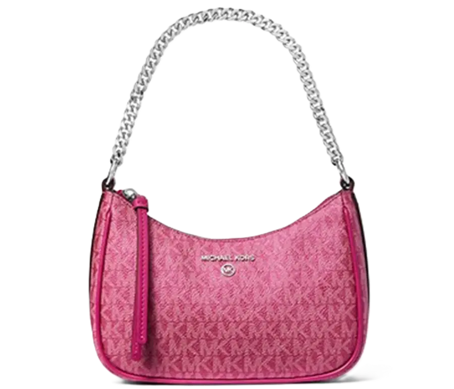 Túi Michael Kors Jet Set Charm Small Signature Logo Pochette 'Pink' 32H3ST9C1K-1088