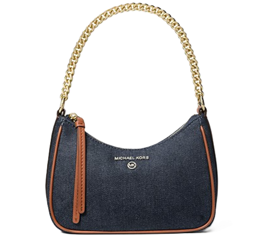 Túi Michael Kros Jet Set Charm Small Denim Pochette 'Denim' 32F3GT9C5C-2990