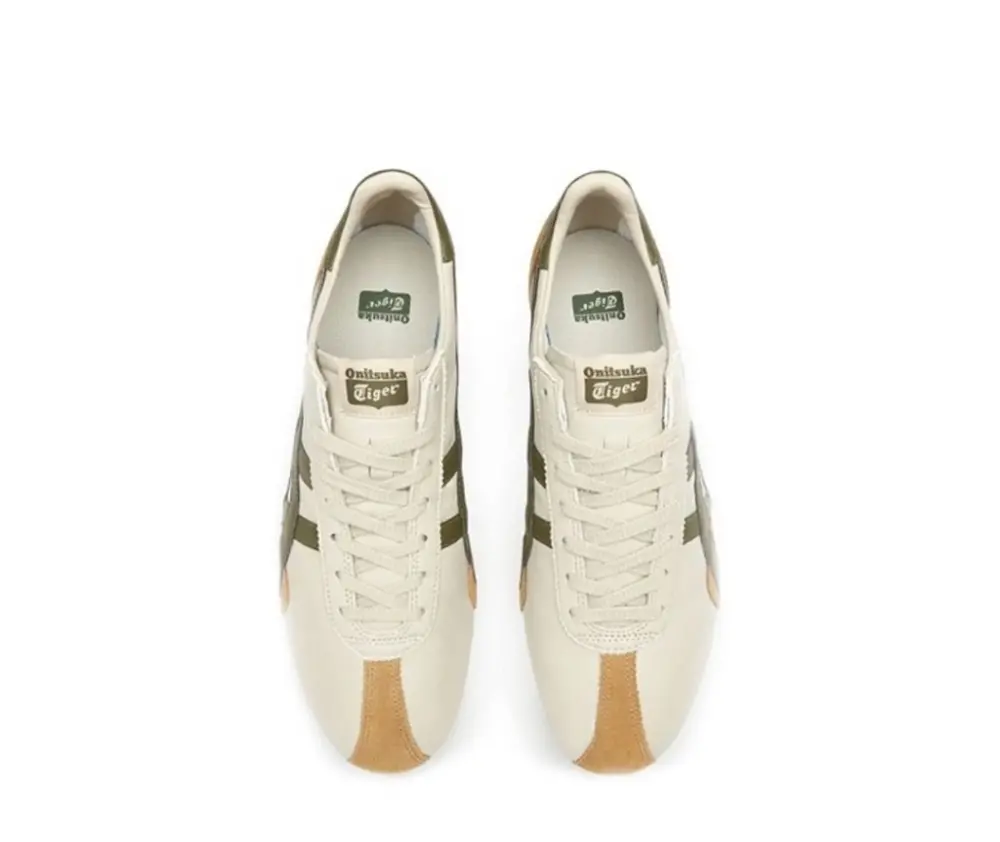 Giày Onitsuka Tiger Runspark 'Beige Olive Green Mustard Yellow' 1183B480-200 - Ảnh 5
