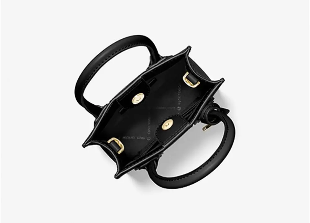 Alternative view of Túi Michael Kors Mercer Extra-Small Pebbled Leather Crossbody Bag 35H3GM9C0M-BLACK