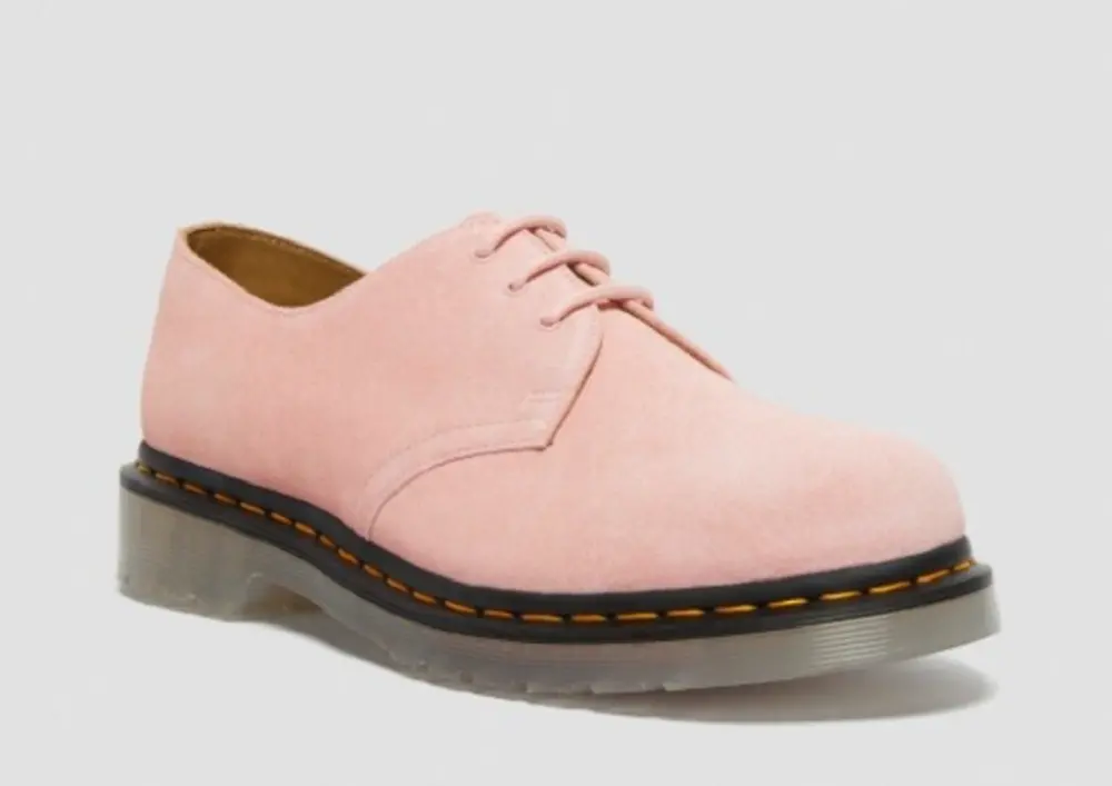 Giày Dr. Martens 1461 Lced Suede Pink 27558279 - Ảnh 3
