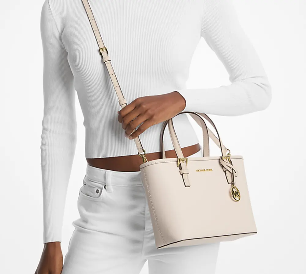 Túi Michael Kors MK Jet Set Travel 'Cream' 35T9GTVT0L-LT CREAM - Ảnh 3