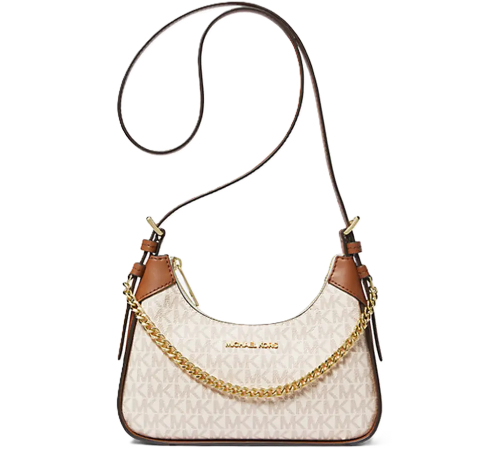 Túi Michael Kros Wilma Small Signature Logo Crossbody Bag 'Vanilla' 35H3G3WC5B-VANILLA