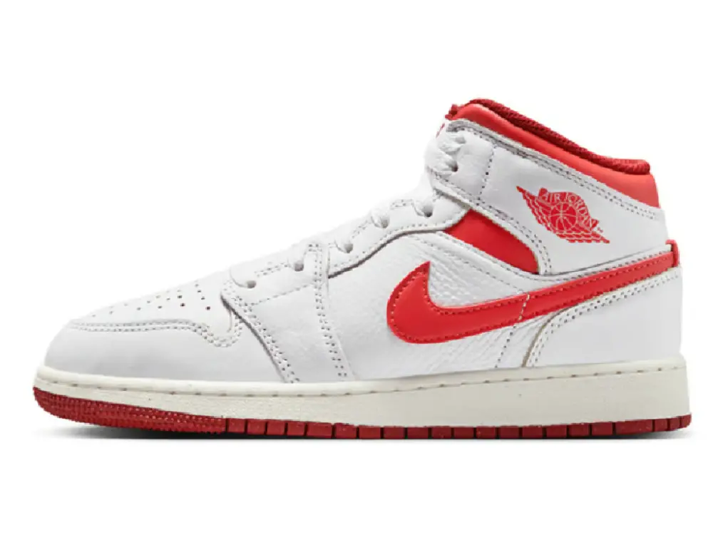 Giày Nike Air Jordan 1 Mid SE GS 'Plaid' FD5460-608 - Ảnh 3