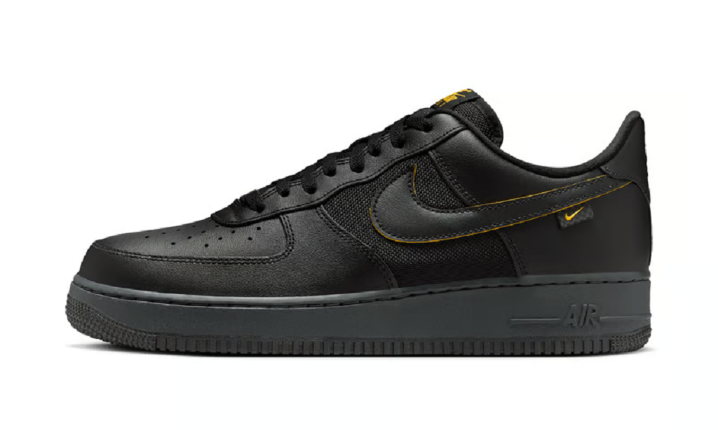 Giày Nike Air Force 1 '07 "Black & University Gold" FZ4617-001 - Ảnh 6