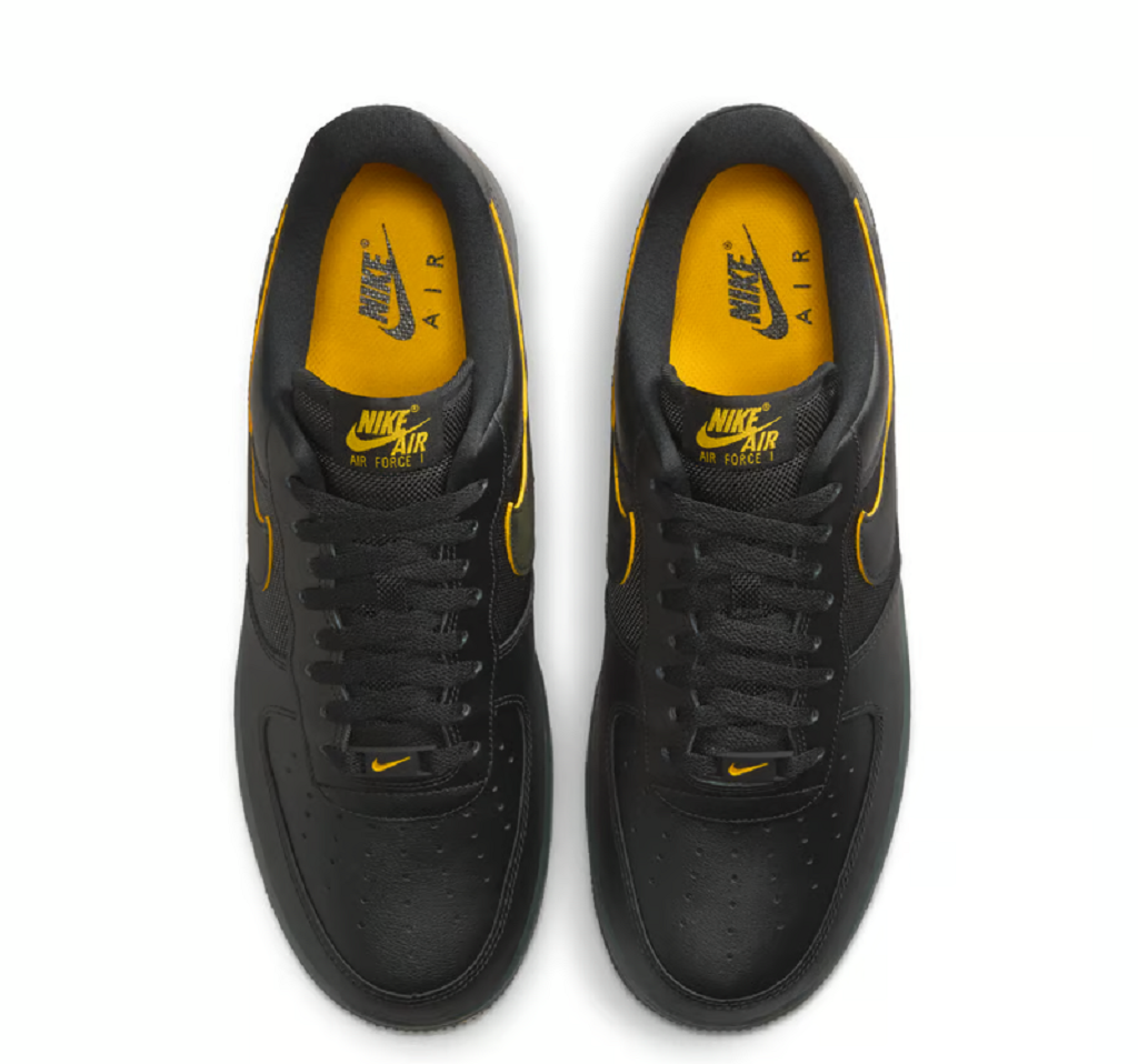 Giày Nike Air Force 1 '07 "Black & University Gold" FZ4617-001 - Ảnh 4