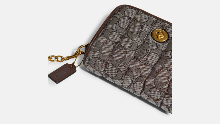 Túi Coach Dinky 18 In Signature Jacquard Quilting ‘Oak Maple’ C5281-B4S0M - Ảnh 4