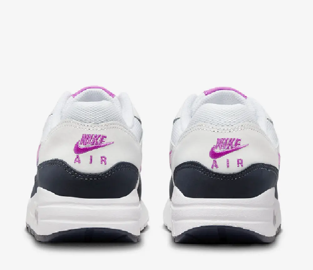 Giày Nike Air Max 1 GS Black White Purple FQ8360-100 - Ảnh 4